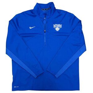 Nike Dri-FIT Saint Louis Billikens Men’s XL 1/4 Zip Pullover Training Blue NCAA